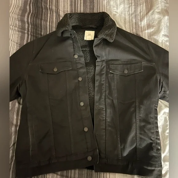 H&M Black Denim Jacket